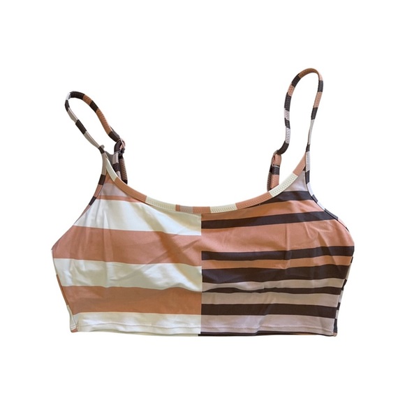 Arie color blocked bikini high waisted cheeky bottoms and tank - Picture 2 of 6